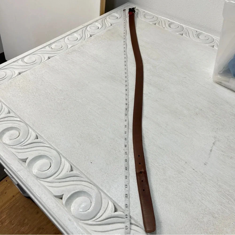 Cole Haan Belt Brown Leather 37-41” hole‎ range